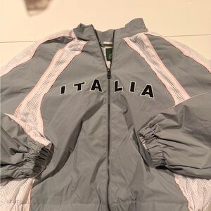 Wild fable italia gray jacket sz M nwot
